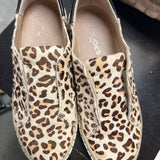 Leopard Print Slip-On Shoes