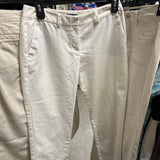 White Casual Pants