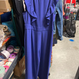 Purple Ruffle Jumpsuit