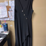 Women's Black Wrap Dress