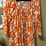 Michael's Orange Floral Top