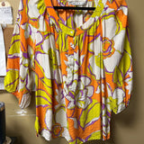 Trina Turk Floral Print Blouse