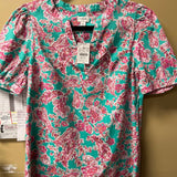 J.Crew Floral Print Top