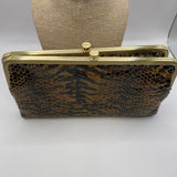 Hobo Vintage Snakeskin Clutch
