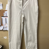 Cream Casual Trousers