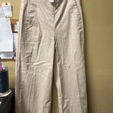 LOFT Women's Beige Wide-Leg Pants