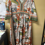 Floral Print Maxi Dress