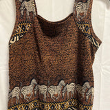 Zebra Print Tank Top