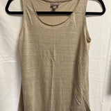 J.Jill Women's Beige Sleeveless Top