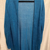 Blue Lightweight Open Cardigan