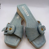 Veronica Beard Davina Denim Mules