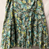Floral Print Tiered Skirt