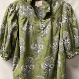 Victorian Floral Button-Up Top