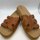 Brown Slide Sandals