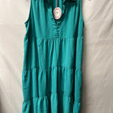 Umgee Sleeveless Tiered Dress