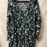 Floral Print Long Sleeve Dress