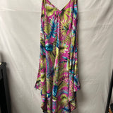 Women's Tropical Print Maxi Dress