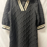 Entro Quilted Diamond Dress M