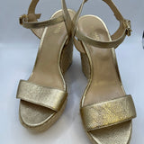 Michael Kors Gold Wedge Sandals