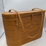 Woven Straw Handbag