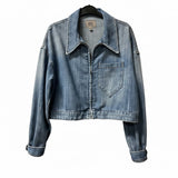 KUT Denim Cropped Jacket