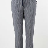 Michael Kors Navy Blue Patterned Pants