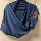 Meesh & Mia Auburn University Navy Ruffled Women’s Scarf