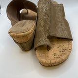 Donald Pliner Women's Cork Wedge Slides
