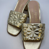 Kate Spade Gold Slide Sandals