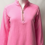 Lilly Pulitzer Pink Quarter-Zip Pullover