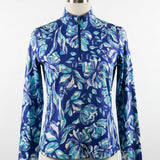 Emerald 18 Floral Print Long Sleeve Top