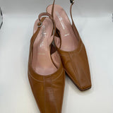 Amalfi Square Toe Slingback Heels