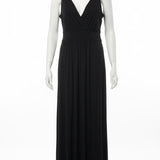 Rolla Coaster Elegant Black Maxi Dress
