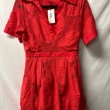 Avara Red Lace Dress