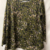 Leopard Print Long Sleeve Top