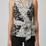 Black and White Patterned Dress