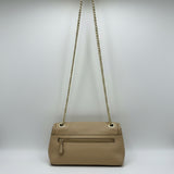 Beige Chain Strap Handbag