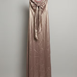 Elegant Rose Gold Evening Dress