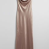 Elegant Rose Gold Evening Dress
