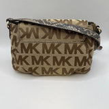 Michael Kors Logo Print Crossbody Bag