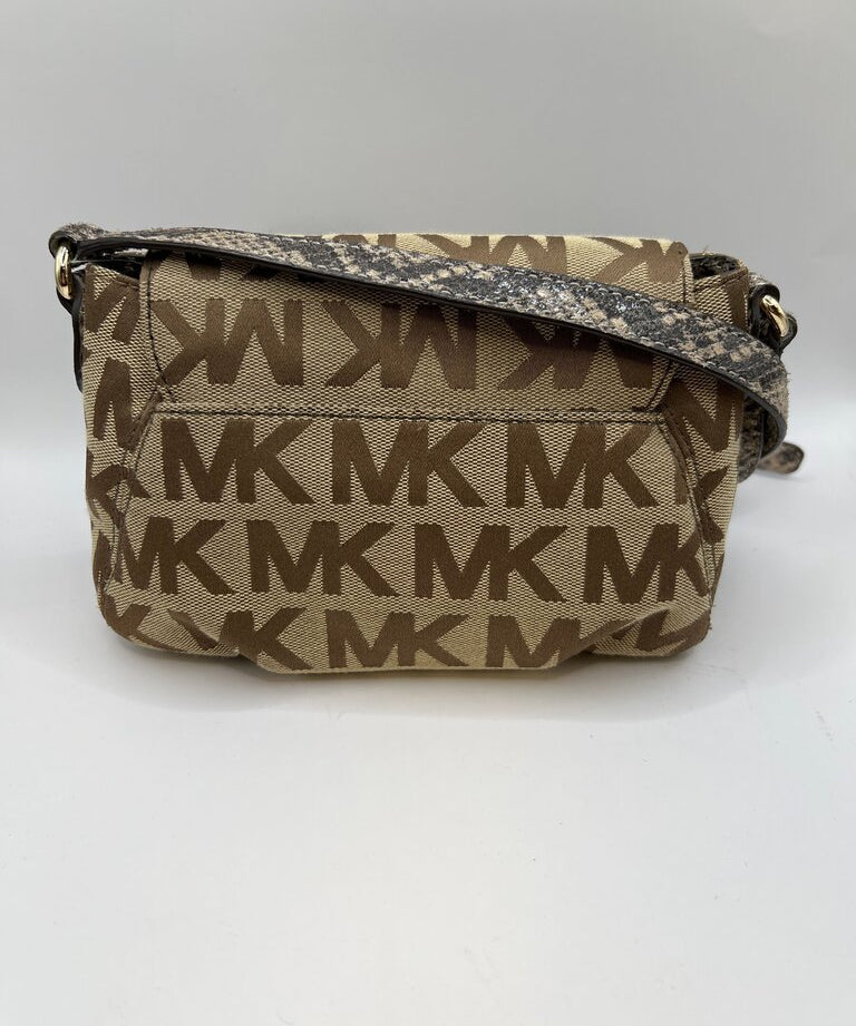 Michael Kors Logo Print Crossbody Bag