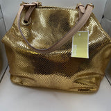Michael Kors Gold Mesh Tote Bag