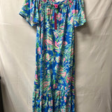 Floral Off-Shoulder Maxi Dress