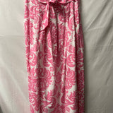 Pink Floral Maxi Skirt