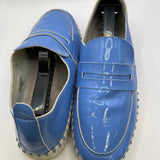 Blue Slip-On Shoes