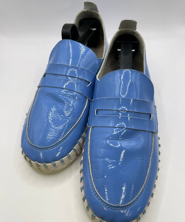 Blue Slip-On Shoes
