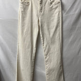 Women's White Wide Leg Denim Jeans