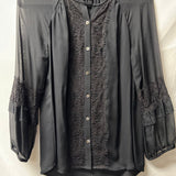 Elegant Black Lace Blouse